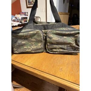 Vintage TreBark Camo Duffel Bag 25" Conceal Hunting Gear Tote Carry Bag 33L